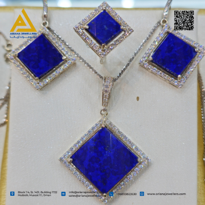 Double Halo Square Blue Set